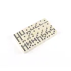 Domino Gambling Game Double 6 9 12 15 Black Dot Domino With Pvc Box