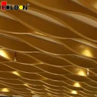 Ceiling Panel Strip Decorative Panels Custom Wavy Aluminum Ceiling Aluminum Ceiling Panel For Mall Hotel Home Decor
