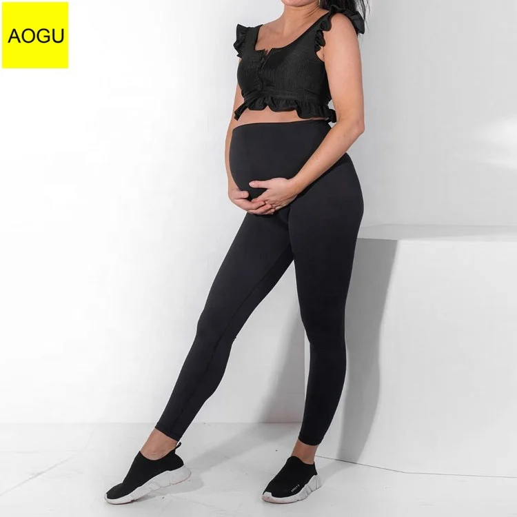 Activewear Elastic Pants Full Length 