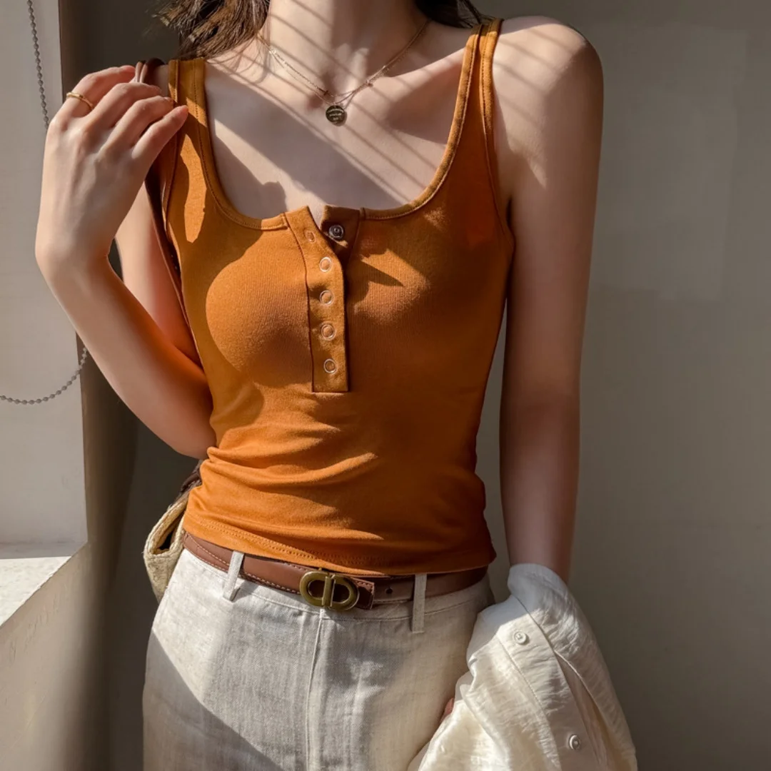 Fashion Casual Women's Camisole Soft Fitting Simple Design Daily Home Outdoor Commute Top