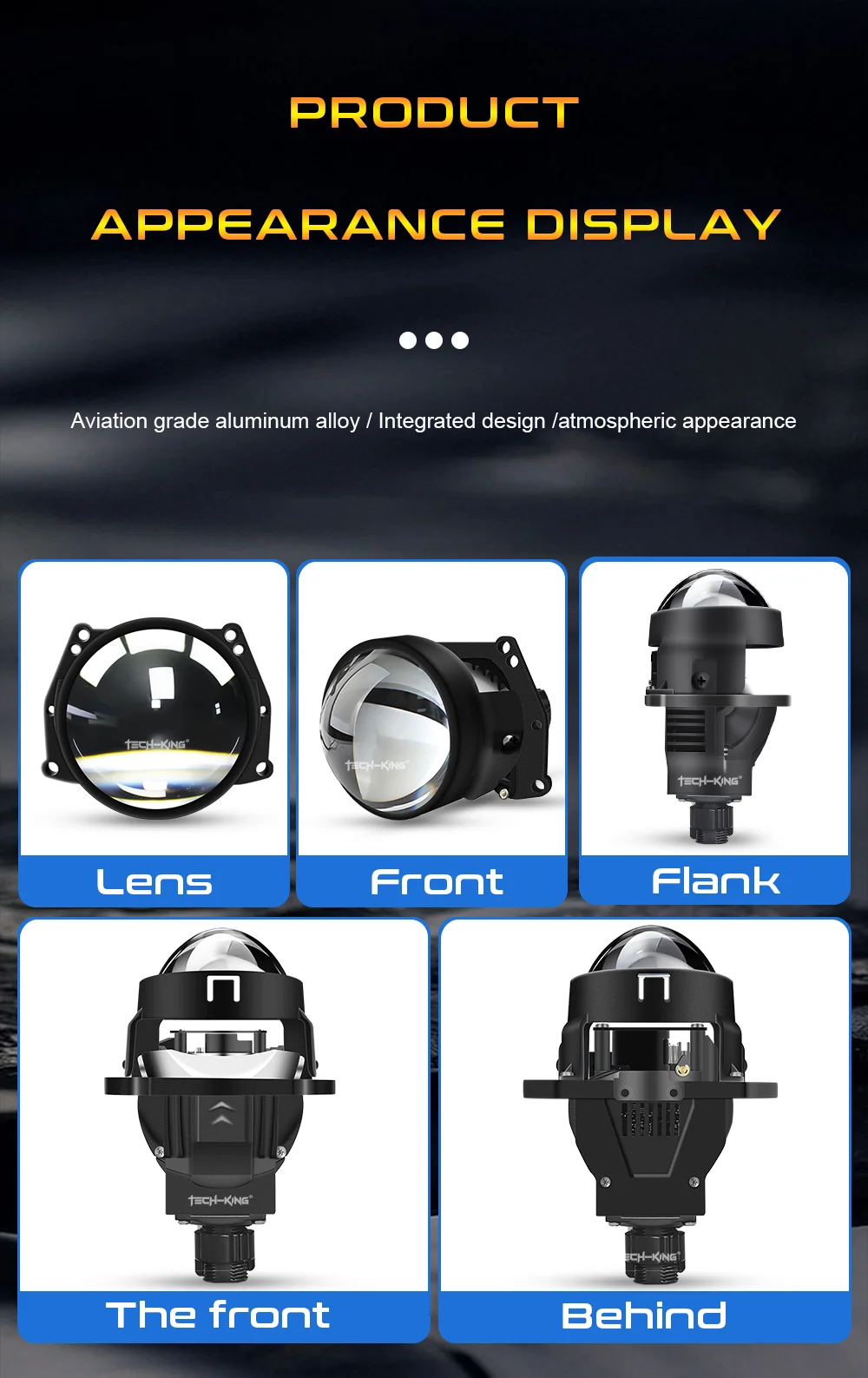 Wholesale M23N High Power Led Headlights Lenses 130W Bi Led Projector Lens Lamp for Car 28000lm H4 Bulbs for Car Accessories