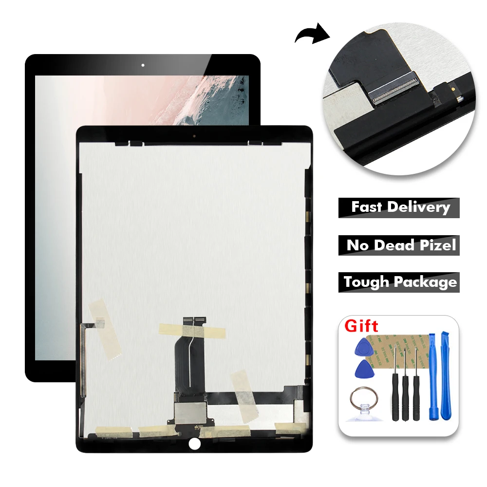 FREE SHIP 2x for iPad-Pro 12.9 2015 Touch Screen Frame Adhesive Sticker ZVRT184 