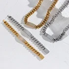 Diamond 12mm Heavy Industry Fine Polishing CNC Diamond Cuban Link Chain Jewelry Necklace