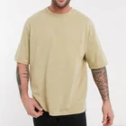 100% Wholesale 100% Cotton Blank O-Neck Designs Tshirt With Logo Custom Logo Printed Oversized Tshirt For Men