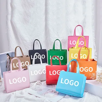 Designer Luxury Custom Logo Embossed Tote Purse Leather Hand Bag Ladies Crossbody Bag Famous Brands Handbag For Women