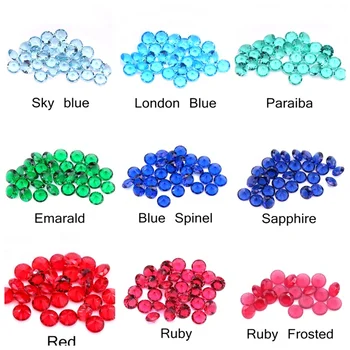 3-4mm 1000pcs/bags Synthetic Crystal Glass Gems Stone For XingYao gems Jewelry Making