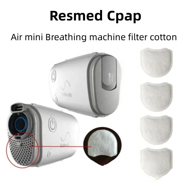 Ultra Fine Hypoallergenic Resmed Air Mini Filters with 99.995% Efficiency and 5micron Porosity for CPAP Machines