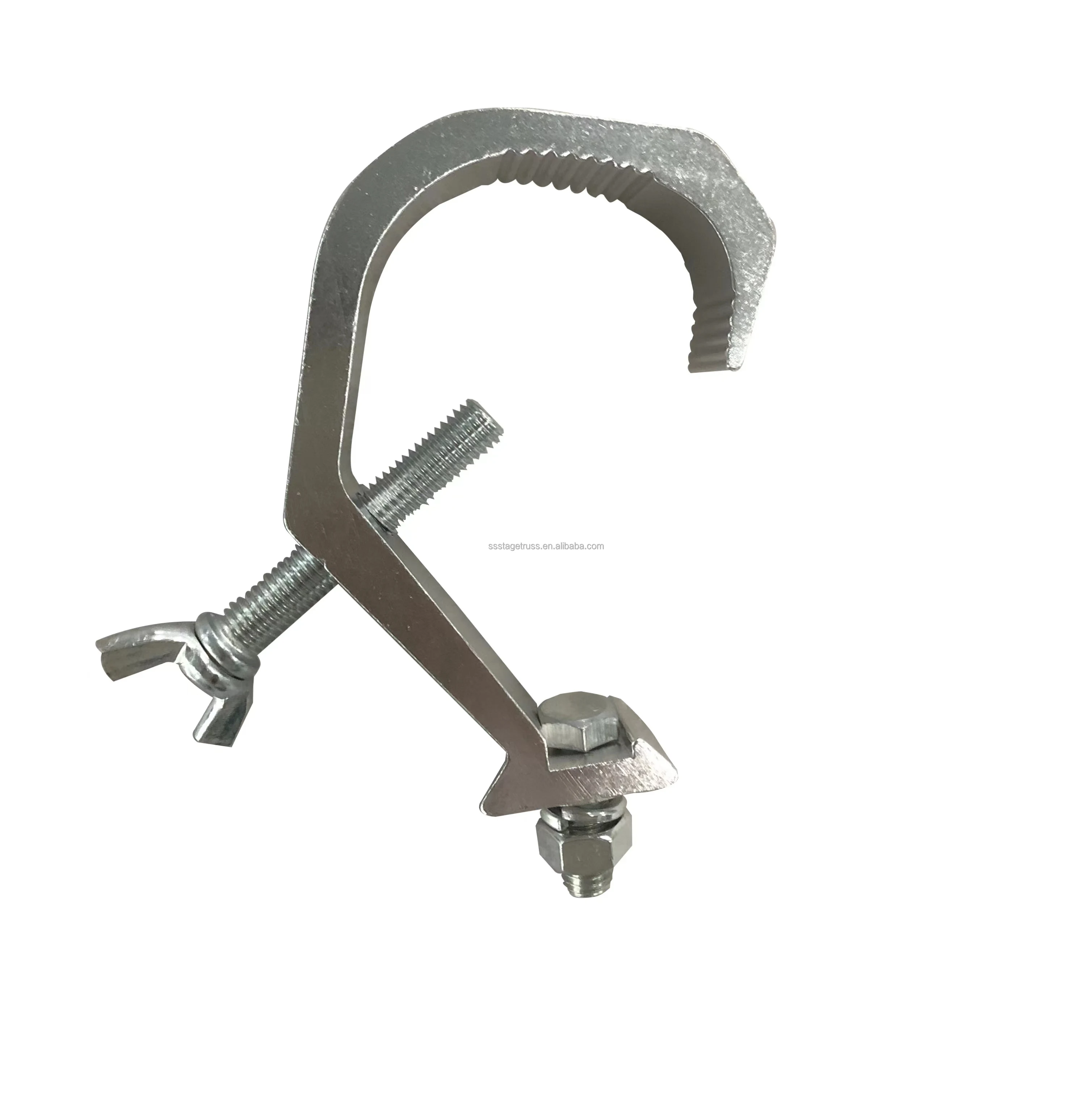 product high load bearing aluminum stage lighting truss display system accessories coupler tube clamps hook-11