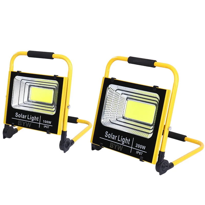 Factory low-cost wholesale portable 25w 40w 60w 100w 200w rechargeable flashlight working light Led floodlight