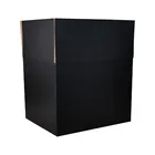 Box Custom Logo Carton Manufacturer Corrugated Mailing Box For Packing Delivery Cardboard Shipping Black Box Packaging