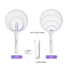 Mosquito Killer 3000v Rechargeable Electric Fly Swatter Racket Mosquito Killer