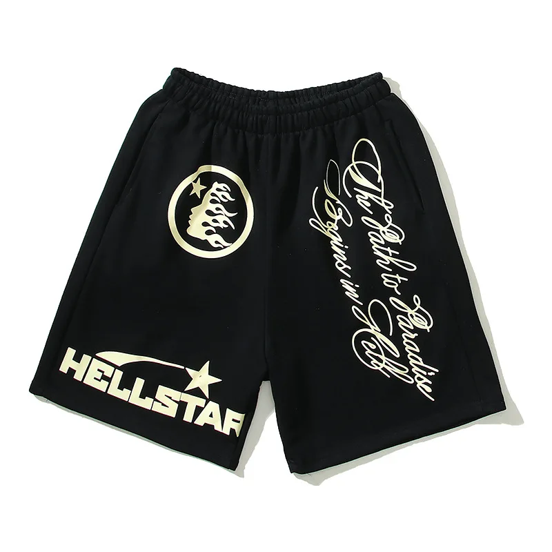 Fashion Trend Brand Hellstar Studios X4 Shorts Ins European And