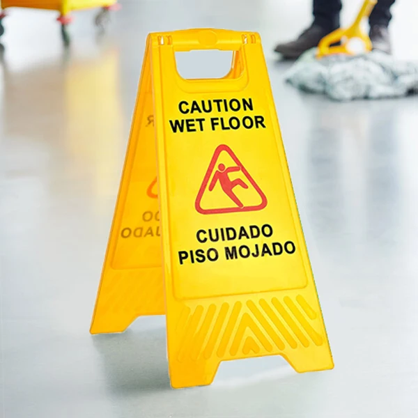 Custom PP plastic wet floor warning signs
