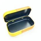 Tin Box Hinged Tin Box Promotion Rectangular Hinged Mint Metal Tin Box