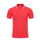 Personalized Simple Comfortable Blank Printing Logo Black Slim Fit Men Polo T Shirt