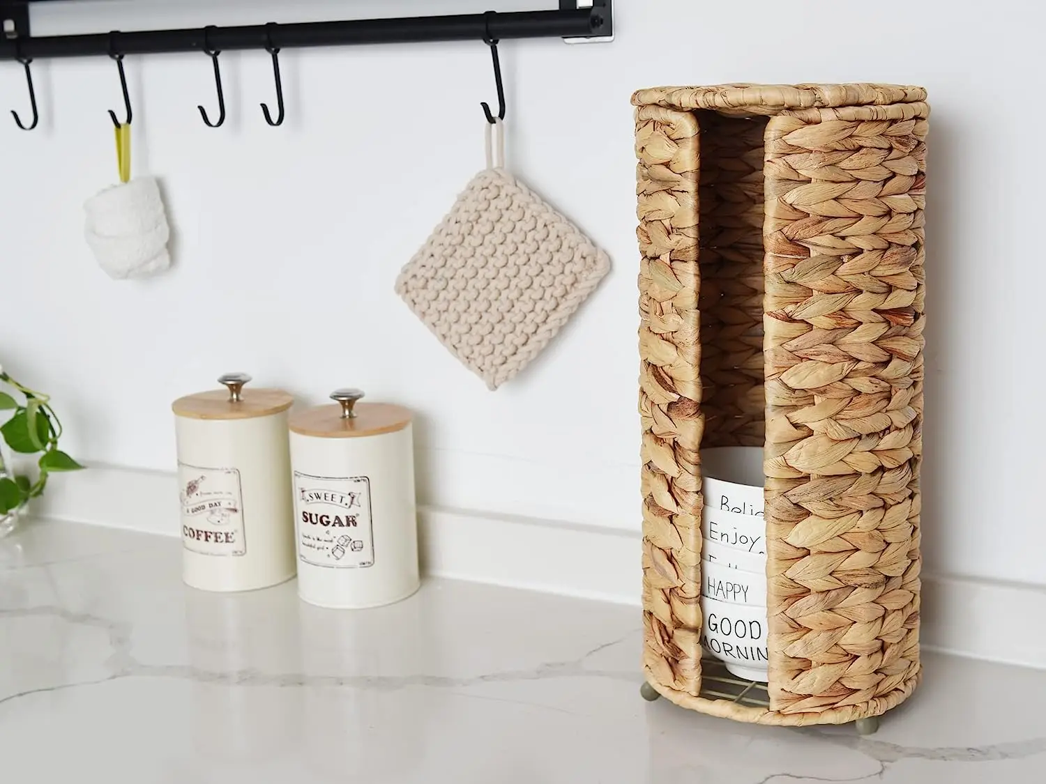 Standing Toilet Paper Holder, Toilet Paper Holder Storage for Bathroom and Under