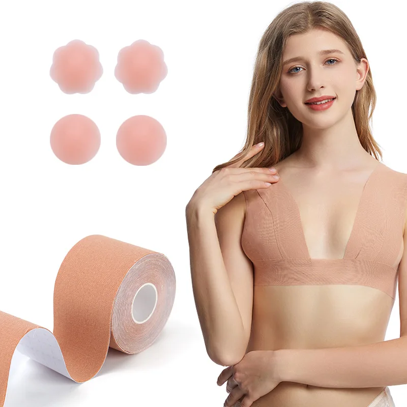 Boobs Tape Chest Brace Lift Contour Of Breasts Sticky Dress Adhesive