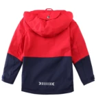 Boys' Colorblock Windbreaker Casual Mesh Lined Windproof Rain ResistanceJacket Kids Trench Coat
