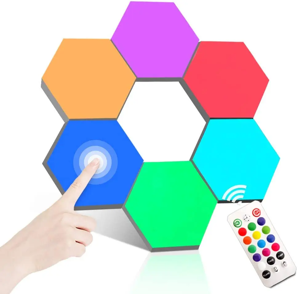 hexagon shaped wall lamp