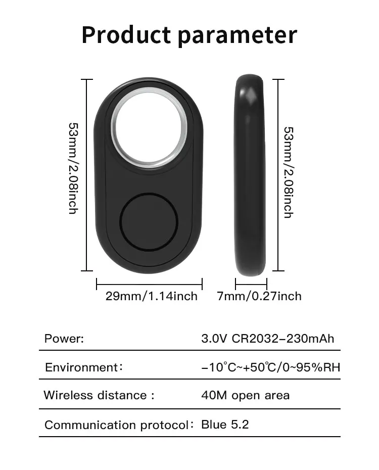RSH Android Smart Tag Custom Logo Google Find My Device Find Hub Smart GPS Tracker Locator Air Tag for Key Finder Lugggae Pets supplier