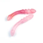 Sex Massage Hot Sale Natural Crystal Raw Stone Yoni Sex Dildo Rose Quartz Dildo Massage Wand