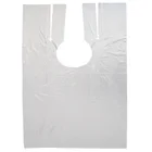 Cape For Disposable PE Transparent Barber Cape Plastic Barber Cape For Hair Salon