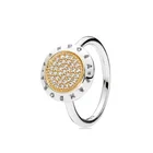 Silver Silversilver S925 DIY Dream Dragonfly Four-leaf Bright Silver Plated Round Bead Ring