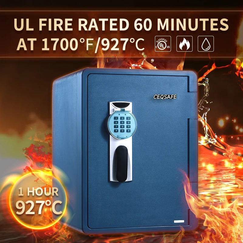 CEASAFE Waterproof Cabinet Fireproof Burglar Jewelry Fire Resistance Safes Steel Home Deposit Security Money Fireproof Safe Box details