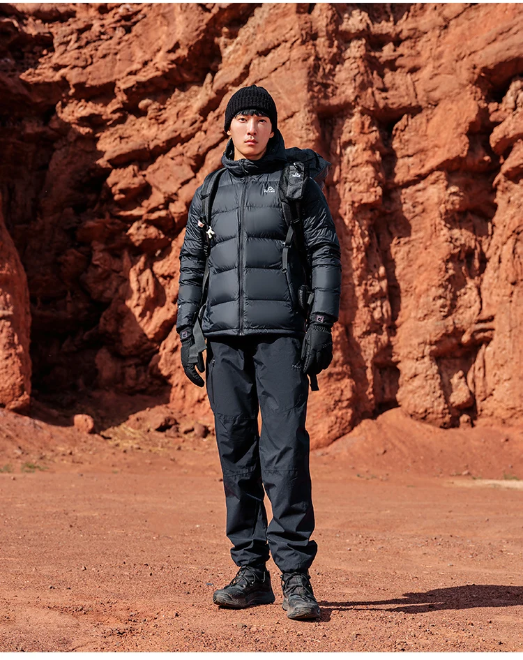 Pelliot 800 Filling Down Jackets 2023 F/W Outdoor Windproof Warm Mountaineering 95% Goose Down Jacket