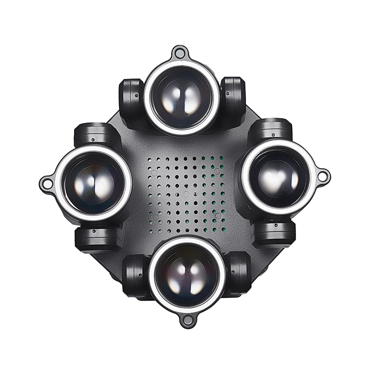 New 4PCS 30W RGBW Rotating Led Spider Beam 120w Four Head Rotating Laser Moving Head Light With 5050 Circle