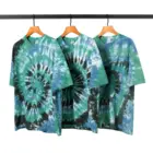 T-shirt Tie-dye 2021 Fashion High-quality Street Customizable T-shirt Men's 100% Cotton Tie-dye T-shirt