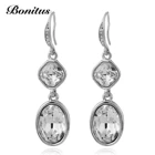 Earrings Gemstone New High Selling Moonstone Earrings Gemstone Sterling Rhodium Plating Earrings