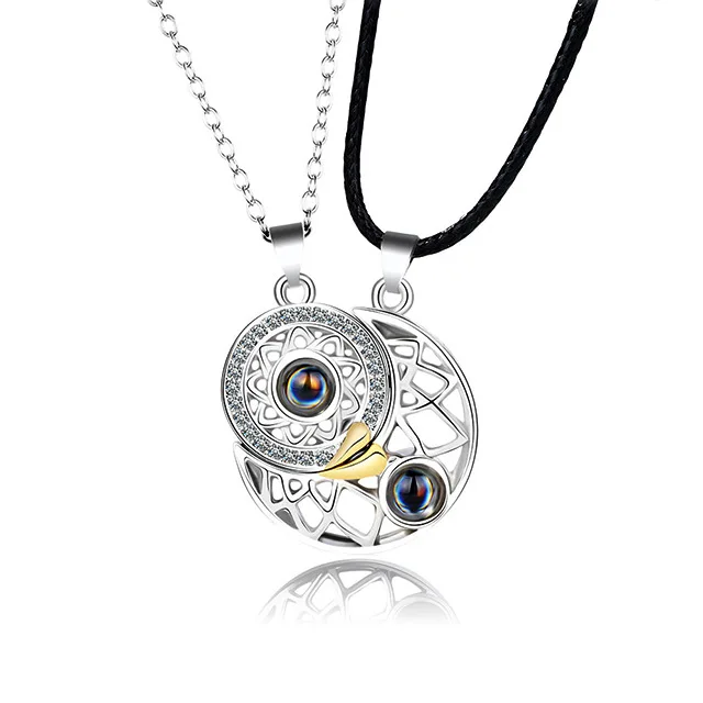 2pcs Sun Moon Shape Couple Magnetic 