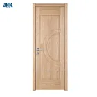Natural Special Design Veneer Door JHK-014 Natural Veneer Special Design Moulded Door