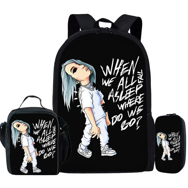 Billie eilish backpack for school Clearance