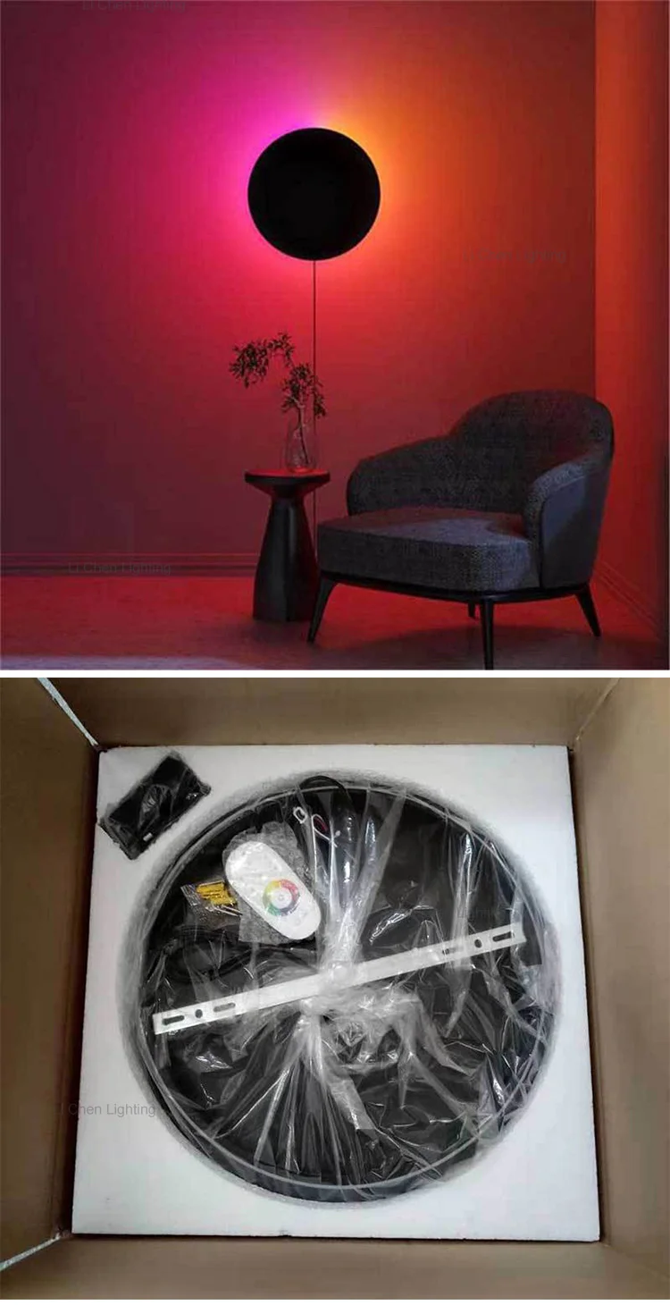 w0049 1 new product indoor decoration corridor living room led modern rgb wall light-3