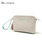 LIKEBAG Original Clutches Bag Solid Color Letter Decor Women Fashion Clutches Mobile phone wallet for women