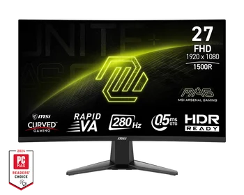 MSI MAG 276CXF 27'' Rapid VA 1500R Curved High Refresh 280hz Monitor 1920*1080 FHD HDR Ready gaming monitors Esports Monitors PC