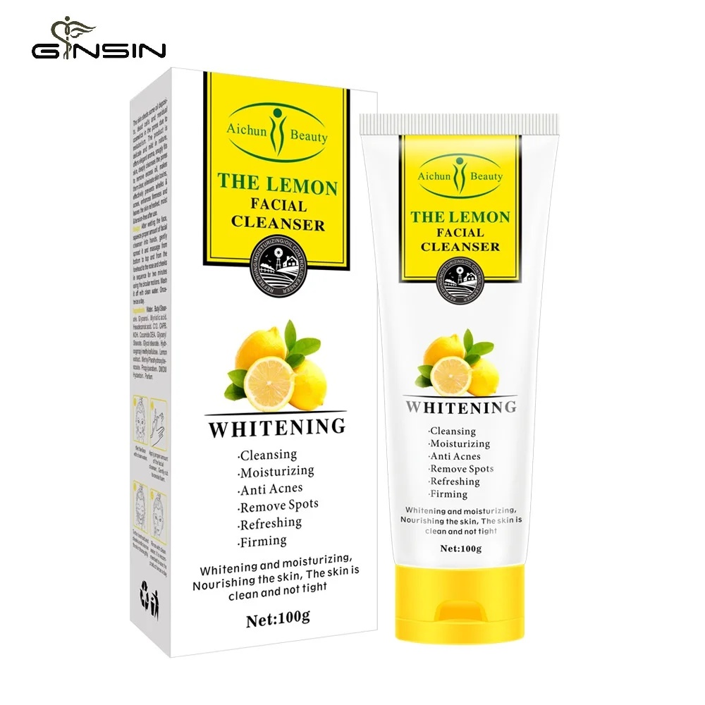 lemon facial cleanser