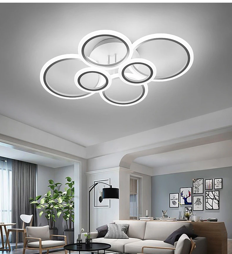Simple Modern Creative Personality Home Hall Dining Room Bedroom Room Lamp LED Ceiling Light