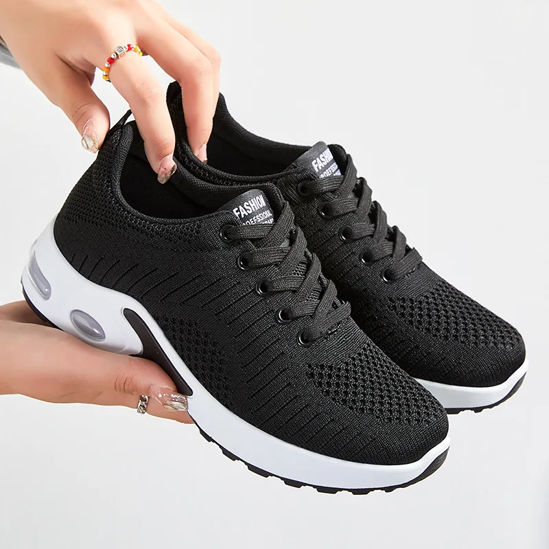 Wholesale Light Weight Breathable Sneakers outdoor walking Women Casual Sports Shoes