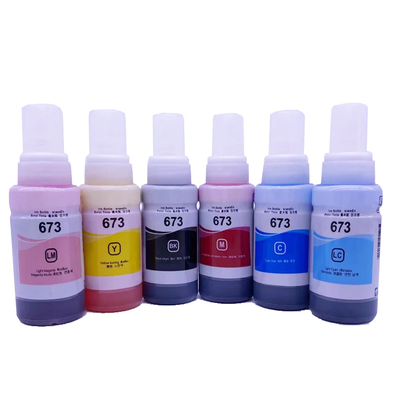 70ml New Bottle 673 T6731 T6736 Refill Dye Ink Kits Compatible For