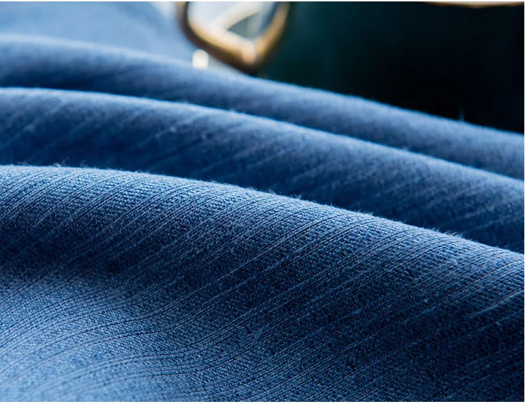 Northern Europe simple solid color curtain fabric blackout and sun-resistant for living room custom