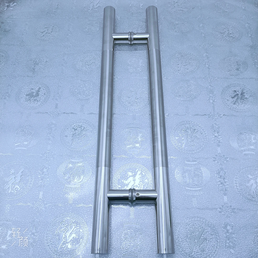 cheap silver glass door pull sliding handle wholesale modern stainless steel bathroom shower glass door handle