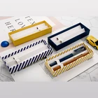 Pen Box Custom Logo Printed Blue Fountain Gel Pen Ballpoint Pen Gift Packaging Cardboard Box