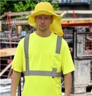 Safety Shirt Hi Vis Safety T Shirt Custom Mens Reflective Safety T Shirt