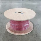 Cable UL Listed Fire Alarm System Cable FPLR 2C 18AWG Solid Copper Conductor Unshielded Red PVC Jacket