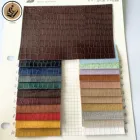 Skin Leather Crocodile Skin Pattern Embossed Synthetic Artificial PU Leather For Shoes Bags Fabric Eco Friendly Recycled