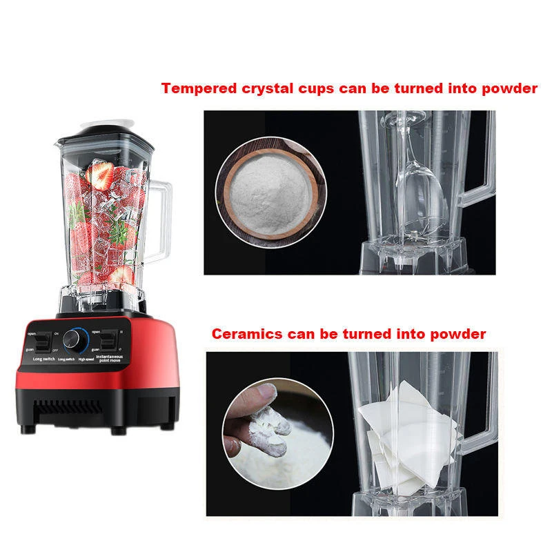 Commercial Chopper Juice Smoothie Portable Electric Masticating Maker