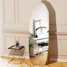 Hot Sale Large Size Metal Framed Special Design Dressing Table Bedroom Decoration Mirror with Best Price